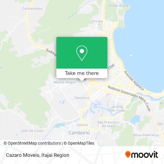 Cazaro Moveis map