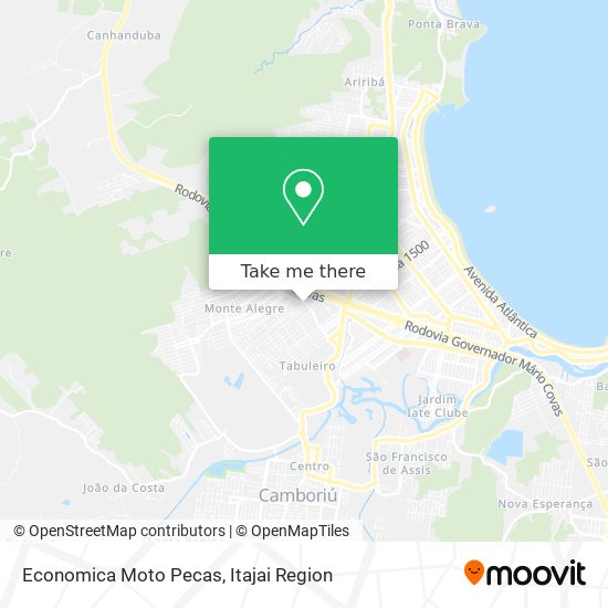 Economica Moto Pecas map