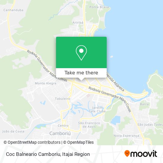 Coc Balneario Camboriu map