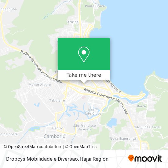 Mapa Dropcys Mobilidade e Diversao