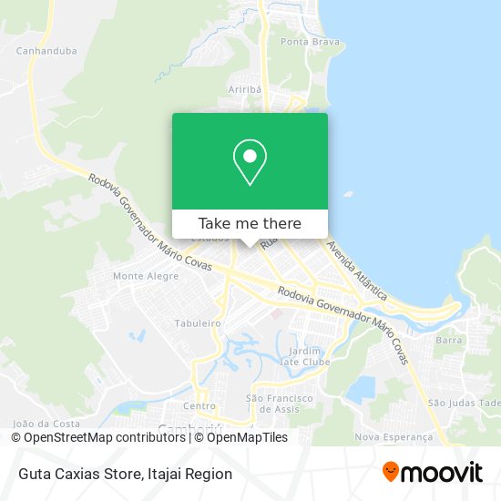 Mapa Guta Caxias Store