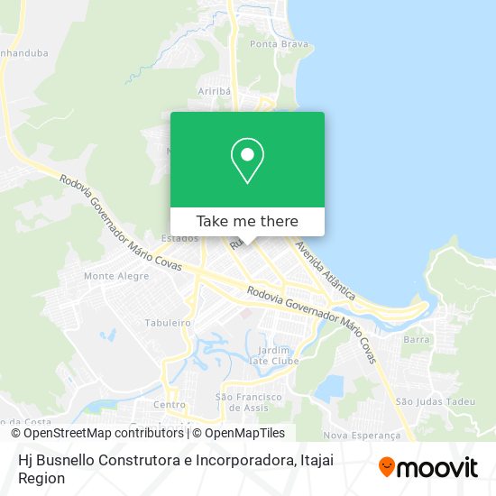 Mapa Hj Busnello Construtora e Incorporadora