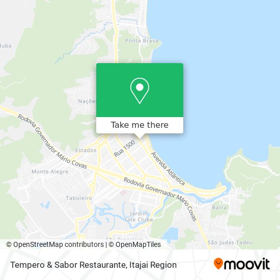 Mapa Tempero & Sabor Restaurante