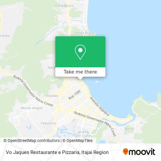 Vo Jaques Restaurante e Pizzaria map