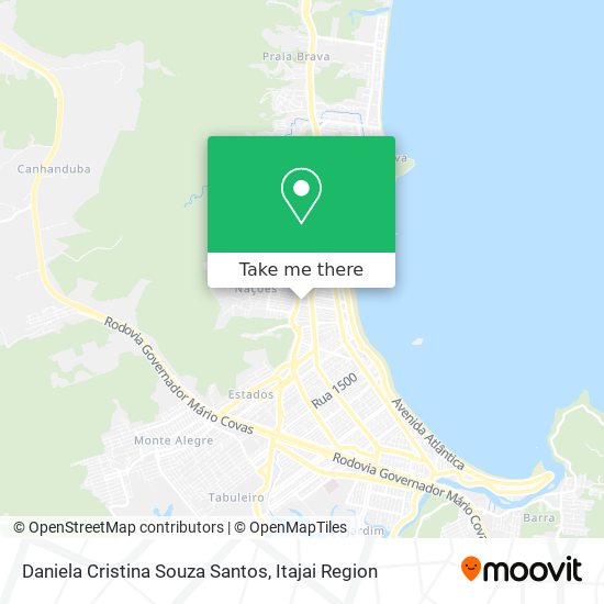 Daniela Cristina Souza Santos map