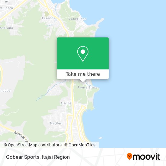 Mapa Gobear Sports