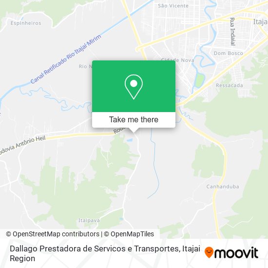 Dallago Prestadora de Servicos e Transportes map