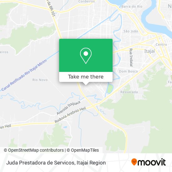Juda Prestadora de Servicos map