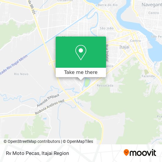 Rv Moto Pecas map