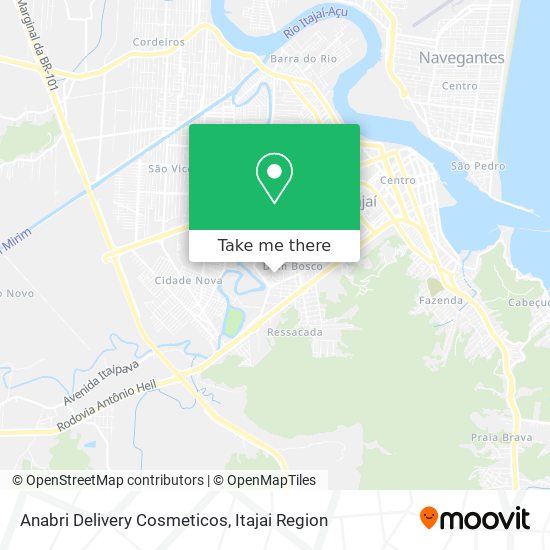 Anabri Delivery Cosmeticos map