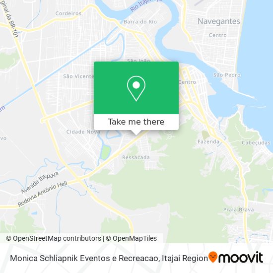 Monica Schliapnik Eventos e Recreacao map