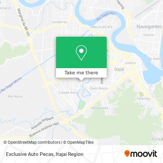Exclusive Auto Pecas map