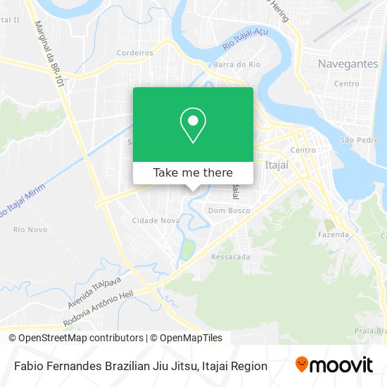 Fabio Fernandes Brazilian Jiu Jitsu map