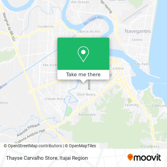 Thayse Carvalho Store map