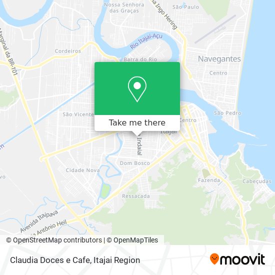 Claudia Doces e Cafe map