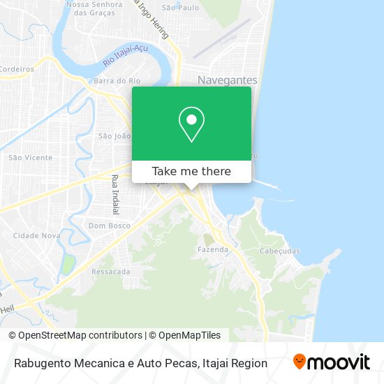 Rabugento Mecanica e Auto Pecas map