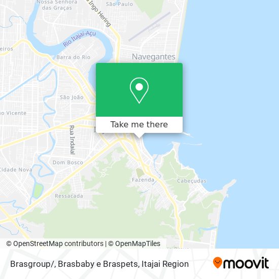 Brasgroup / , Brasbaby e Braspets map