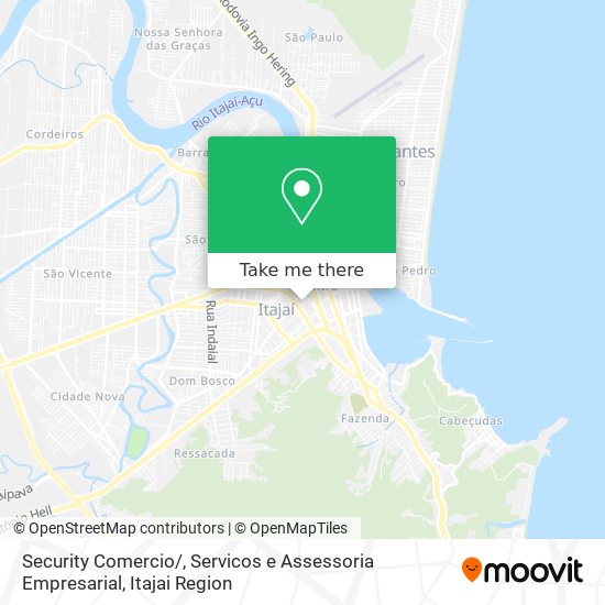 Security Comercio / , Servicos e Assessoria Empresarial map