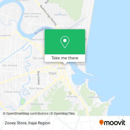 Zooey Store map