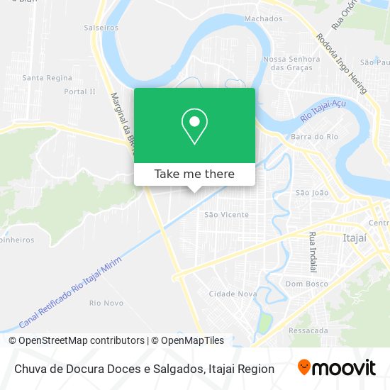 Chuva de Docura Doces e Salgados map