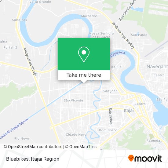 Bluebikes map