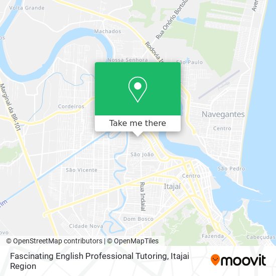 Mapa Fascinating English Professional Tutoring