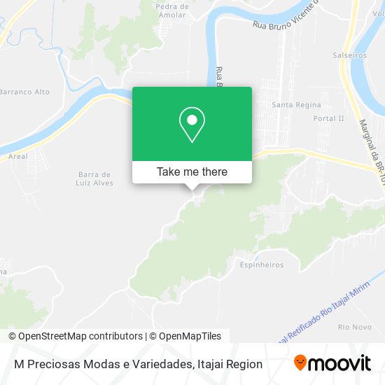 Mapa M Preciosas Modas e Variedades