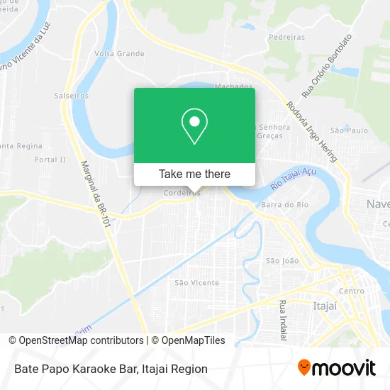 Bate Papo Karaoke Bar map