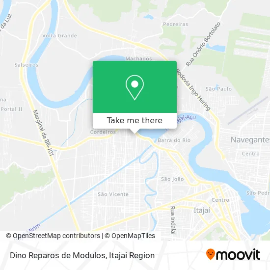 Dino Reparos de Modulos map