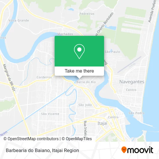 Barbearia do Baiano map
