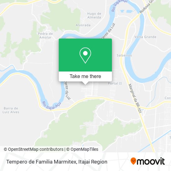 Tempero de Familia Marmitex map