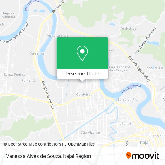 Vanessa Alves de Souza map