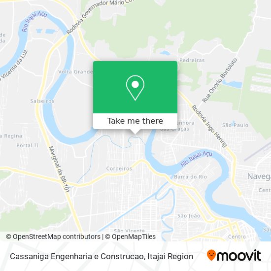 Cassaniga Engenharia e Construcao map