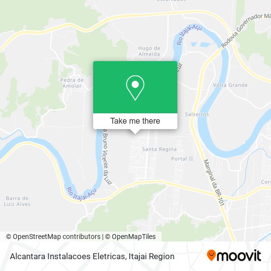 Alcantara Instalacoes Eletricas map