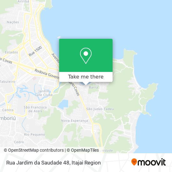 Mapa Rua Jardim da Saudade 48