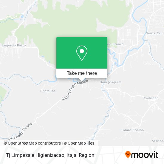 Tj Limpeza e Higienizacao map