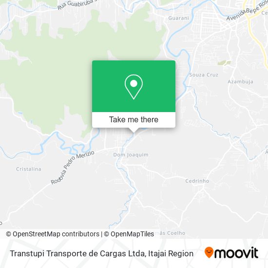 Transtupi Transporte de Cargas Ltda map