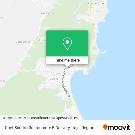 Mapa Chef Sandro Restaurante E Delivery