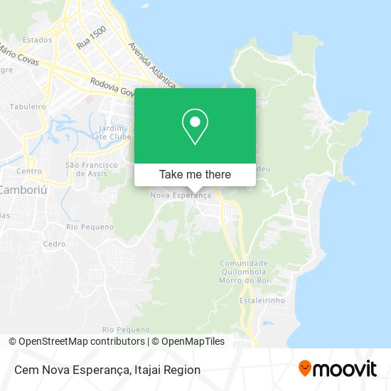 Cem Nova Esperança map