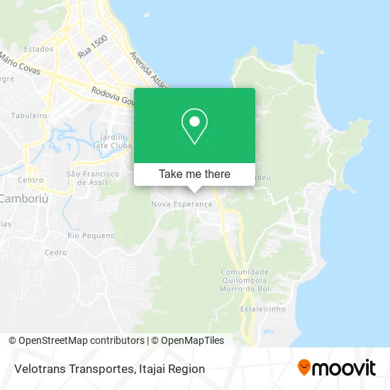 Velotrans Transportes map