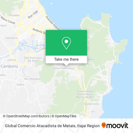 Mapa Global Comercio Atacadista de Metais