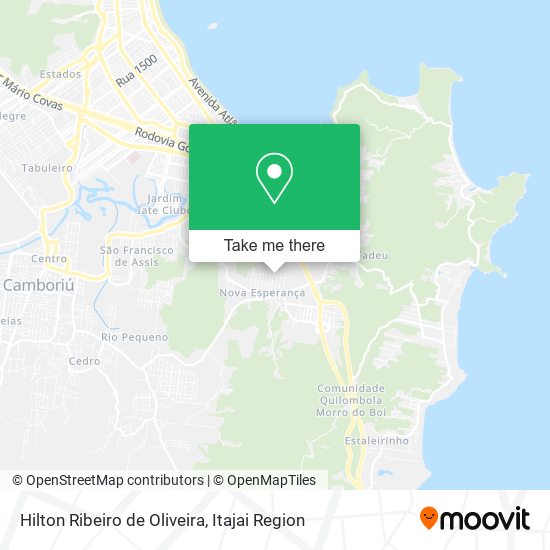 Mapa Hilton Ribeiro de Oliveira