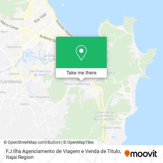 F.J.Ilha Agenciamento de Viagem e Venda de Titulo map