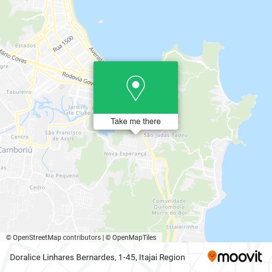 Doralice Linhares Bernardes, 1-45 map