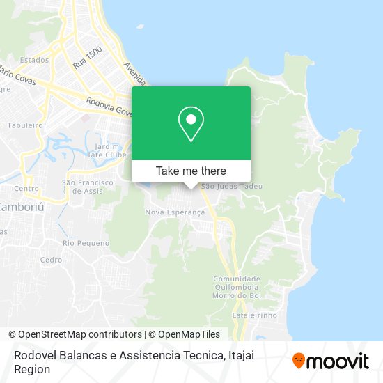 Rodovel Balancas e Assistencia Tecnica map