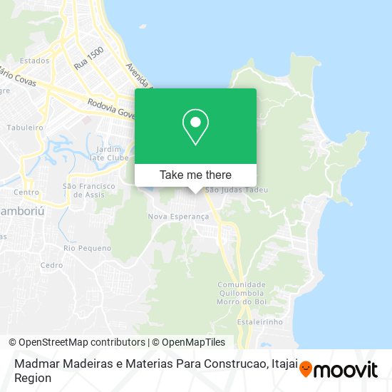 Mapa Madmar Madeiras e Materias Para Construcao