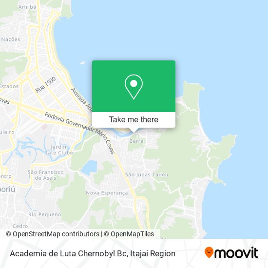 Mapa Academia de Luta Chernobyl Bc