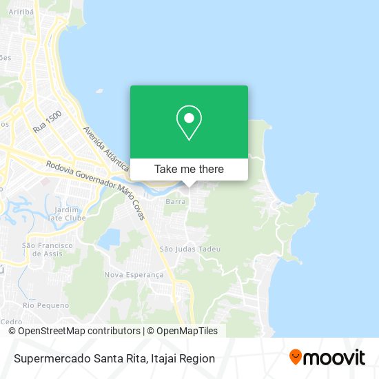 Mapa Supermercado Santa Rita