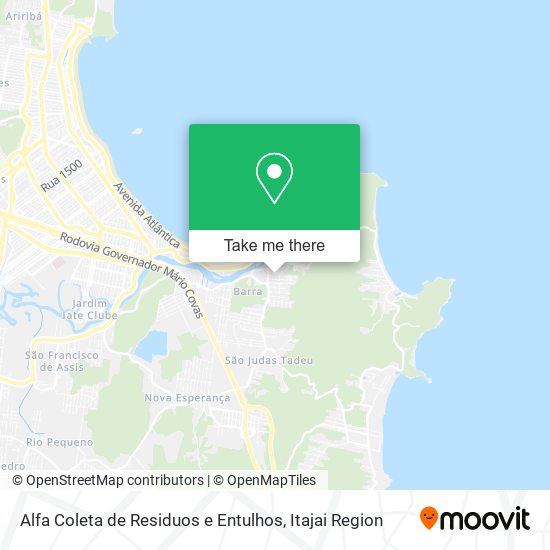 Alfa Coleta de Residuos e Entulhos map