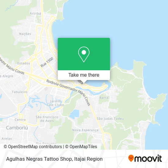 Agulhas Negras Tattoo Shop map